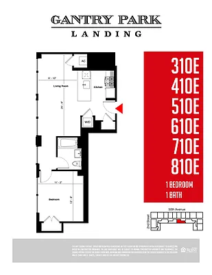 Studio, 1 bath, $4,364, Unit 610E