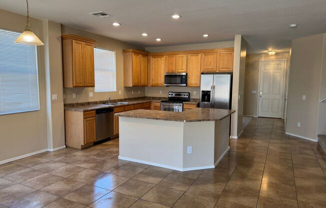 Large home with great sized kitchen and loft!