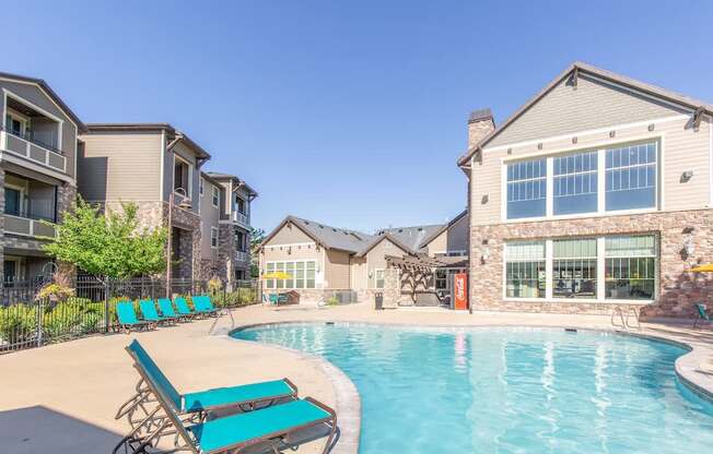 Seating by Pool at San Tropez