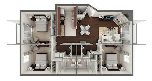 3 beds, 2 baths, 1,306 sqft, $1,497