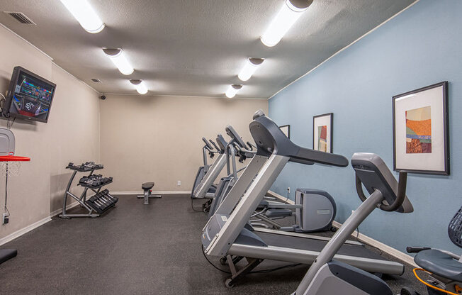 The Element at River Pointe apartments in Jacksonville Florida photo of fitness center