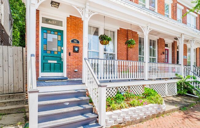 Beautiful historic Church Hill Rowhome for rent