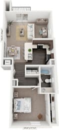 1 bed, 1 bath, 823 sqft, $1,216