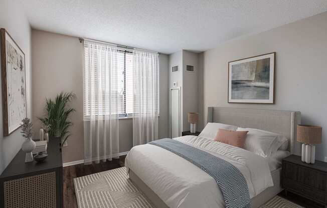 Bedroom Two at 15 Bank Apartments in White Plains, NY 10606