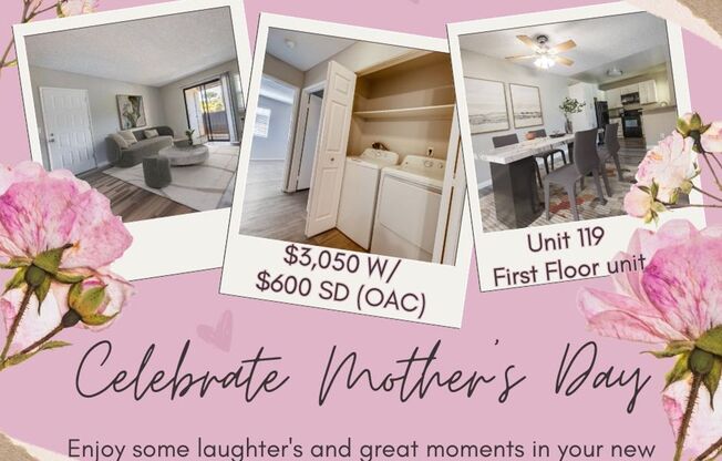 2 beds, 2 baths, 900 sqft, $2,795, Unit 119