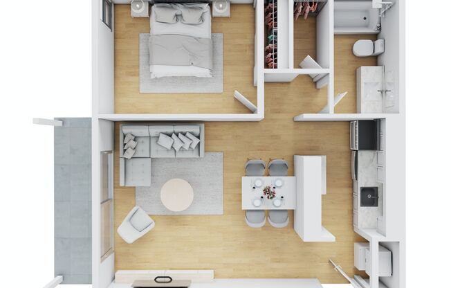 1 bed, 1 bath, 600 sqft, $1,295, Unit 20