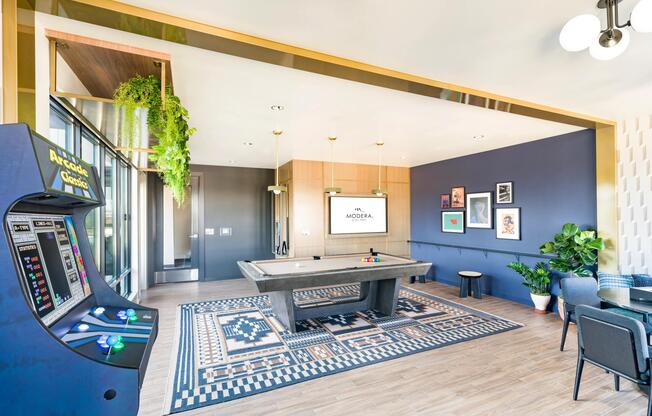 Gather, play, and unwind in Modera Beaverton’s resident game lounge—an inviting retreat moments from local dining, transit, and Beaverton favorites.