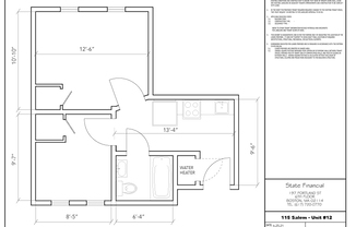 1 bed, 1 bath, $2,600, Unit 12