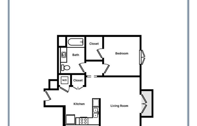 1 bed, 1 bath, 625 sqft, $3,629, Unit 303