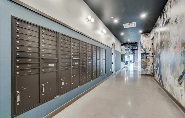 the locker room at the gym has plenty of lockers