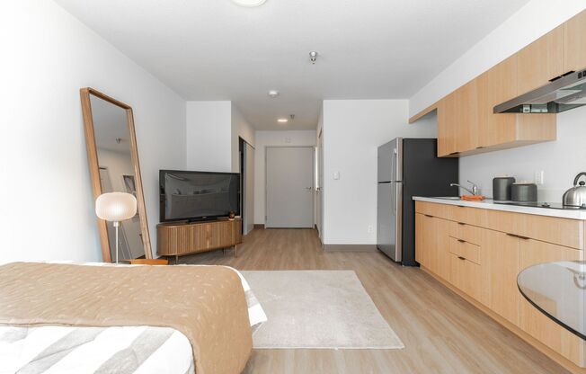Studio, 1 bath, 313 sqft, $1,295, Unit 131