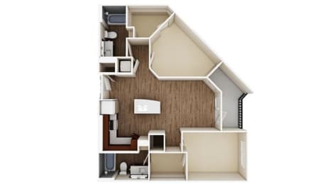2 beds, 2 baths, $2,048