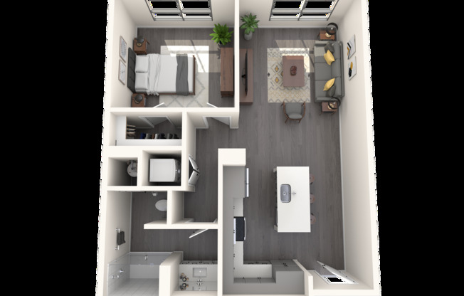 1 bed, 1 bath, 784 sqft, $1,845, Unit 2027
