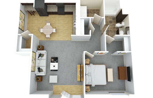1 bed, 1 bath, 948 sqft, $1,225, Unit 3215-J