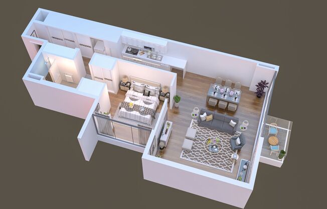 1 bed, 1 bath, 938 sqft, $1,620, Unit 302