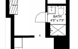 Studio, 1 bath, 440 sqft, $1,095