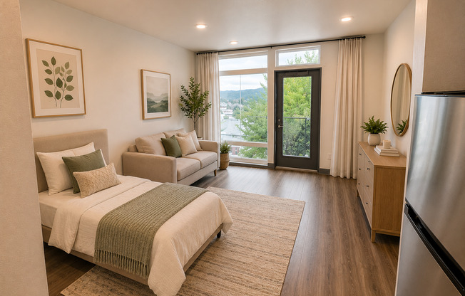 Studio, 1 bath, 317 sqft, $1,395, Unit 309