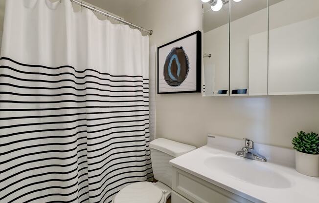 Luxurious Bathroom at Doncaster Village Apartments, Parkville, MD