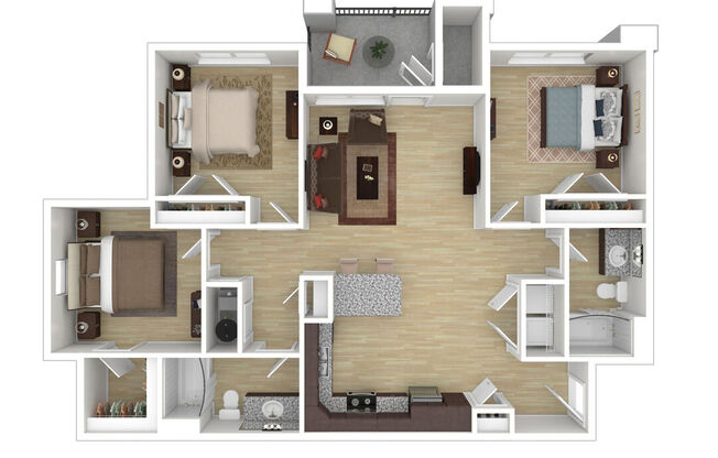 3 beds, 2 baths, 1,427 sqft, $1,600