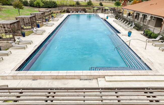 swimming pool at Villages 3Eighty apartments