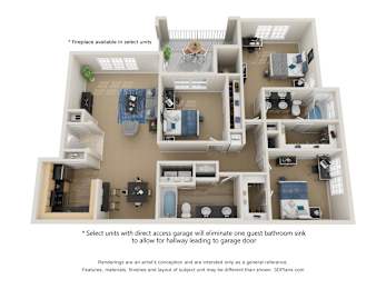 3 beds, 2 baths, 1,520 sqft, $1,779