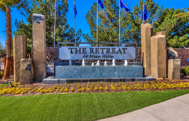 El Paso Apartment Signage - Retreat at Mesa Hills