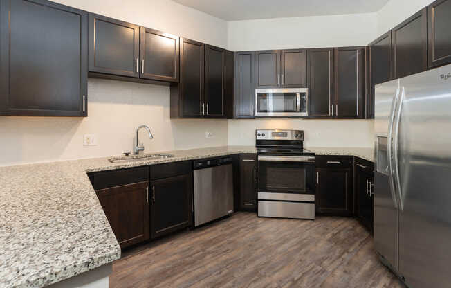 Kitchen with Stainless Steel Appliances