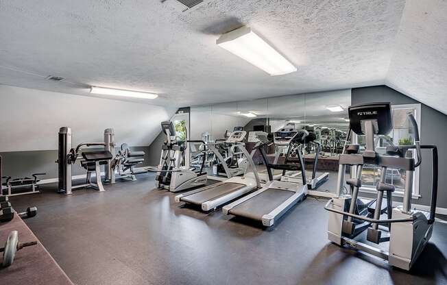 Cardio Equipment in the Fitness Center