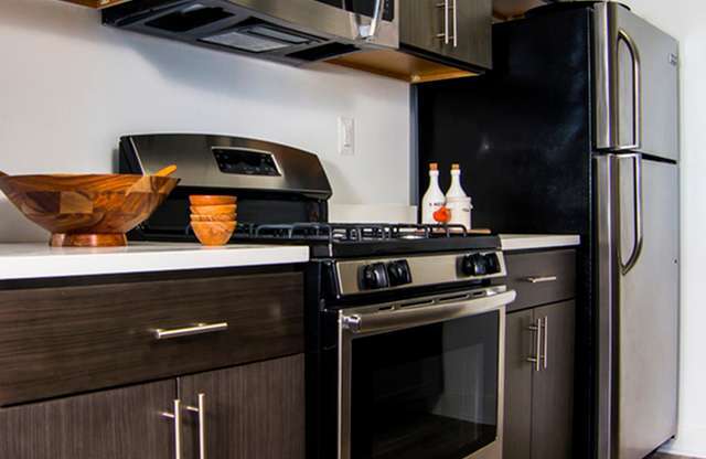 Modern kitchen appliances at The Graham at Southern Towers, Alexandria, 22311