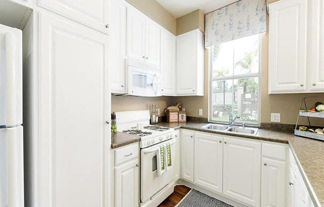 kitchen with window
