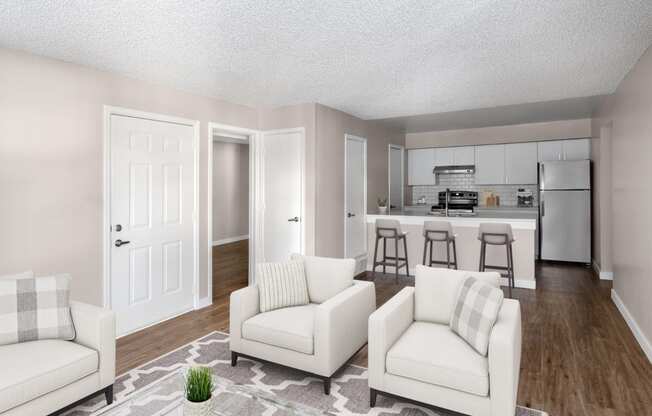 Open living space at Arcadia Apartment Homes in Centennial, CO