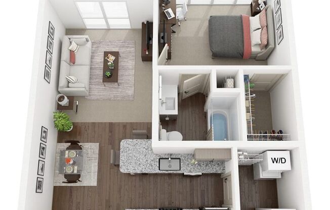 1 bed, 1 bath, 716 sqft, $1,336