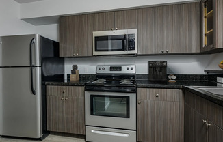 Kitchen with Black Finishes