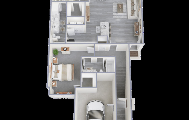 2 beds, 2 baths, 1,340 sqft, $1,750