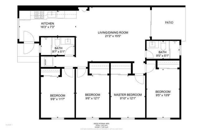 4 beds, 2 baths, $7,000, Unit 5062 55th St.