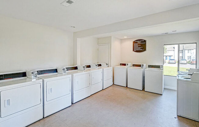 laundry room at Southgate Apartments