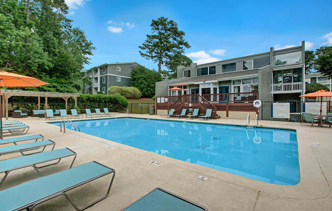Resort style pool at Lacota Apartments in Atlanta, GA 30360