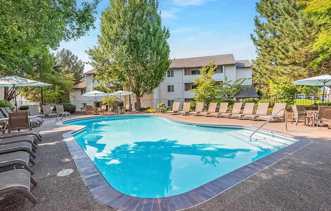 Elmonica Court seasonal swimming pool deck, Beaverton, OR , 97006
