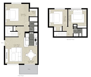 3 beds, 2 baths, 1,157 sqft, $3,740