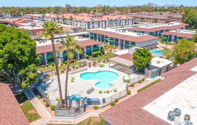 a view of the pool at amphitheater resort and spa or nearby