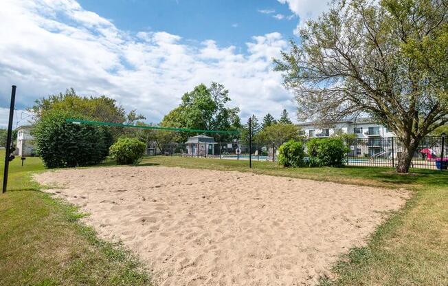 Sand Volleyball Court at New Fountains Apartments