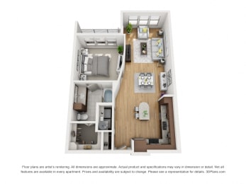 1 bed, 1 bath, 817 sqft, $1,901