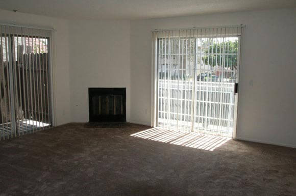 Fireplace in living room