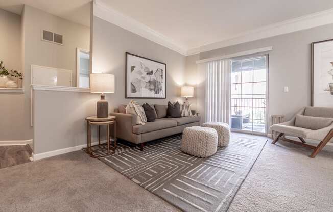 Modern Living Room at The Village on Spring Mill, Carmel, 46032