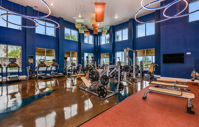 Fitness Center at Centre Pointe Apartments in Melbourne, FL