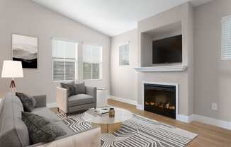 Fire Place at Verona Apartments