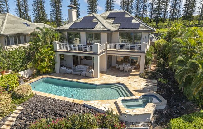 Luxury 3BR Kapalua Estate | Solar-Powered with Pool, Spa & Ocean Views