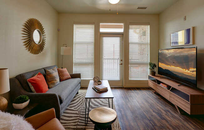 Living Room with Hard Surface Flooring