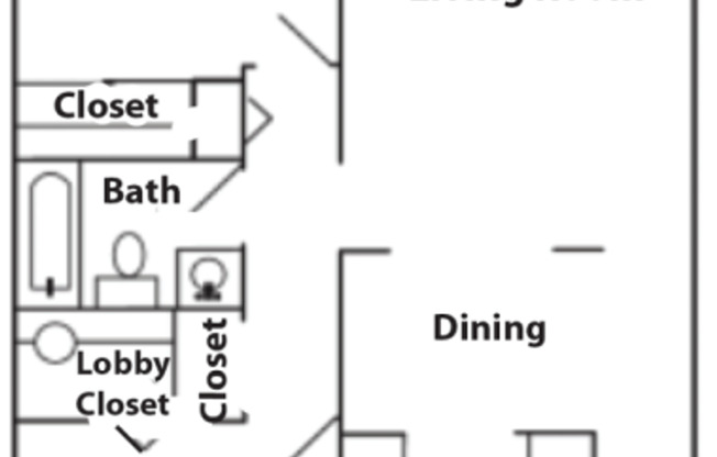 2 beds, 1 bath, 776 sqft, $1,450, Unit 307-034