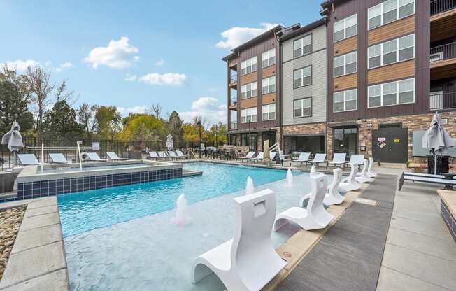 the swimming pool  at The Quarry Luxury Apartment Homes, Fort Collins